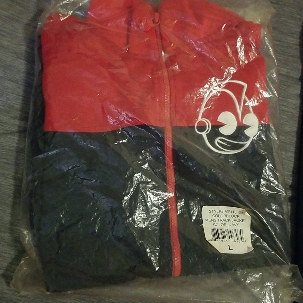Kidrobot colorblock track jacket